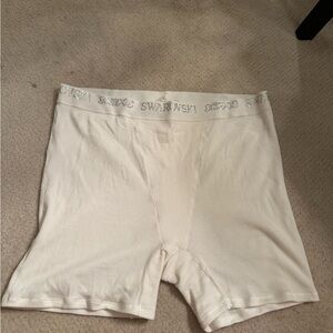 SKIMS  x Swarovski Ivory women’s Boxer Briefs